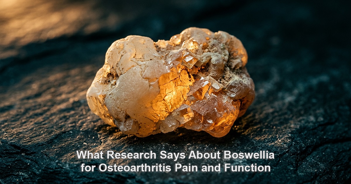 boswellia for osteoarthritis pain