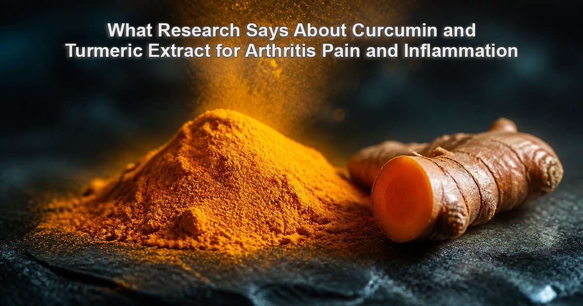 curcumin turmeric extract arthritis pain inflammation