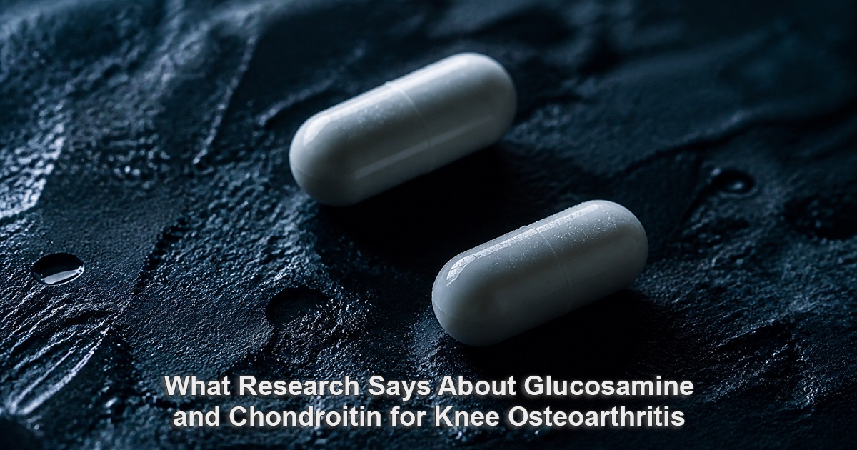 glucosamine and chondroitin knee osteoarthritis