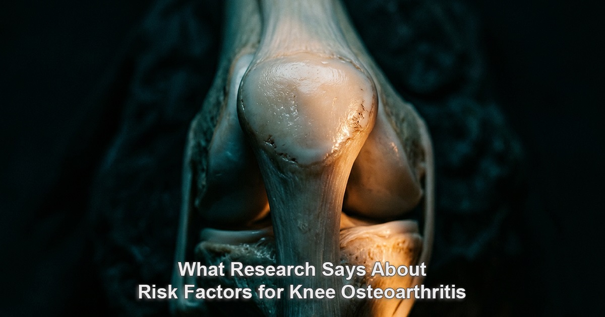 risk factors for knee osteoarthritis