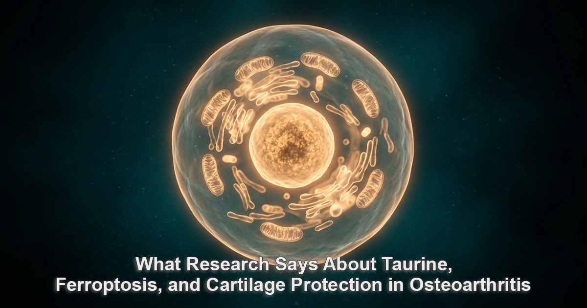 taurine ferroptosis cartilage protection